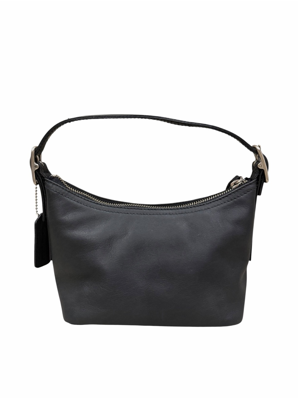 Vintage Coach Legacy West Demi Pouch 9844 Black Leather Shoulder Bag